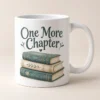 Book Stack Ceramic Mug — main design mockup