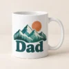 Mountain Dad Ceramic Mug — main design mockup