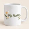 Teacher Bloom Ceramic Mug — main design mockup