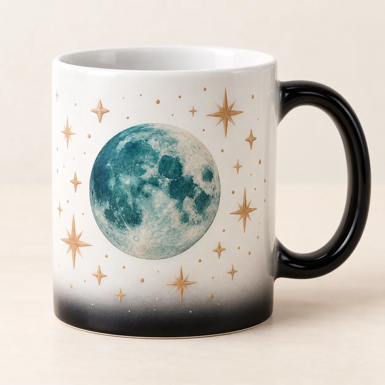Moon Reveal Color-Changing Mug — main design mockup