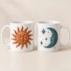 Sun And Moon Two-Mug Gift Set — main design mockup