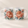 Garden Pair Two-Mug Gift Set — main design mockup