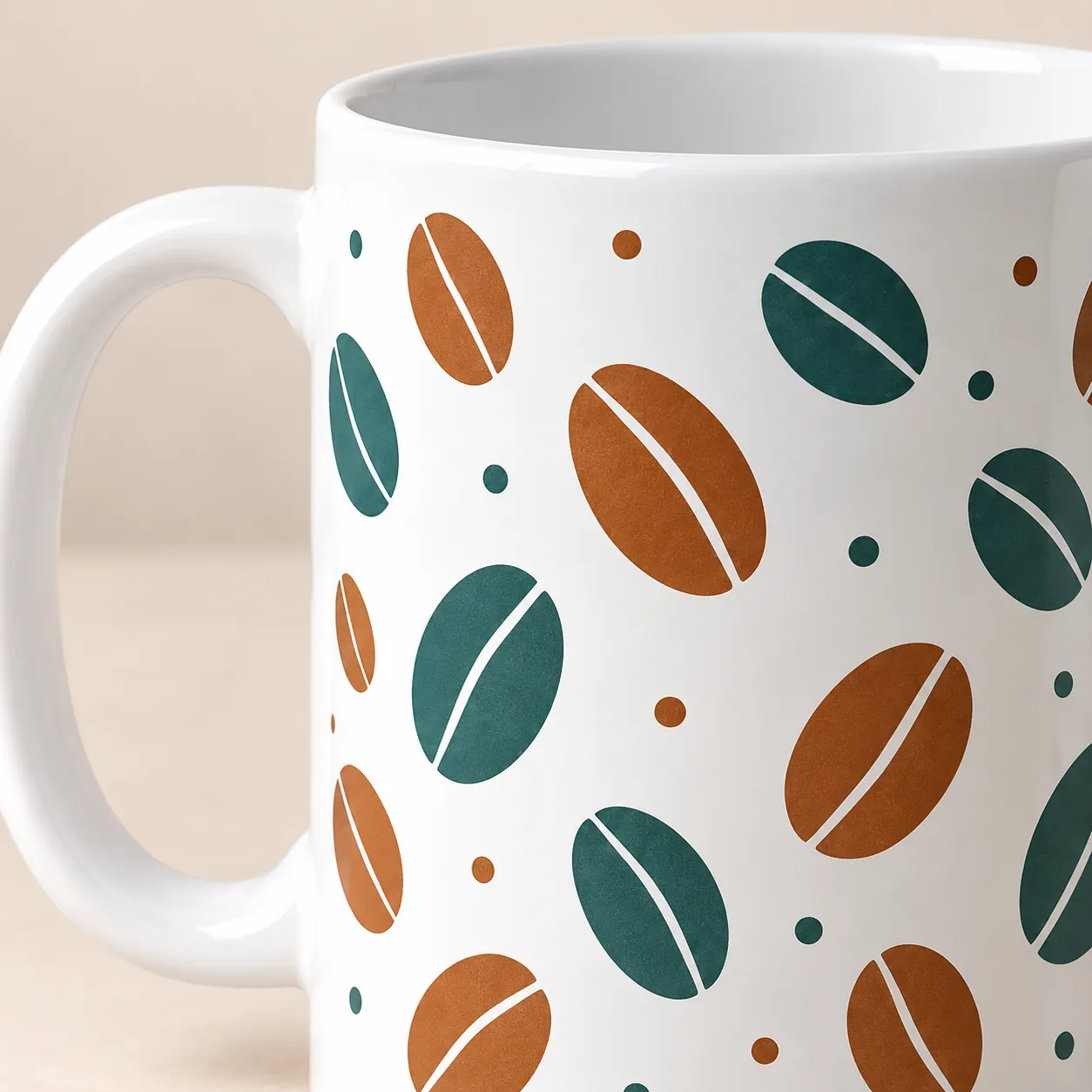 Coffee Companions Two-Mug Gift Set — detail design mockup